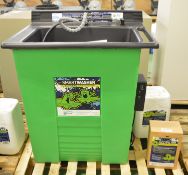 Smartwasher PCS10 Parts Cleaning System. 1x Box Activating Filters. 20 litres Ozzy Juice D