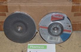 100x Makita Metal Cutting Disks EN 12413 115 x 2.5 x 22mm.