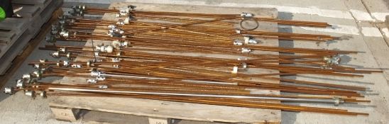 Steel cable winding rods