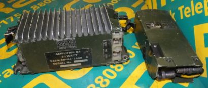 Amplifier R.F. 20 watt NSN 5820-99-114-3640, Selective unit R.F. 4 watt NSN 5820-99-630-61
