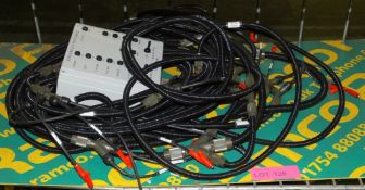 Electrical Test box with cables & connectors