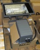 Dakal Floodlight type 13613 & bracket, Dakal 13613 gear box