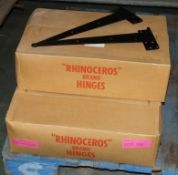 16" Black Japan Tee Hinges - 3 boxes - 40 per box