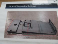ASSEMBLY BULKHEAD BOILER SECTION; APPROX QTY 10 AND BOILER PANEL CASING, LEFT SIDE SECTION