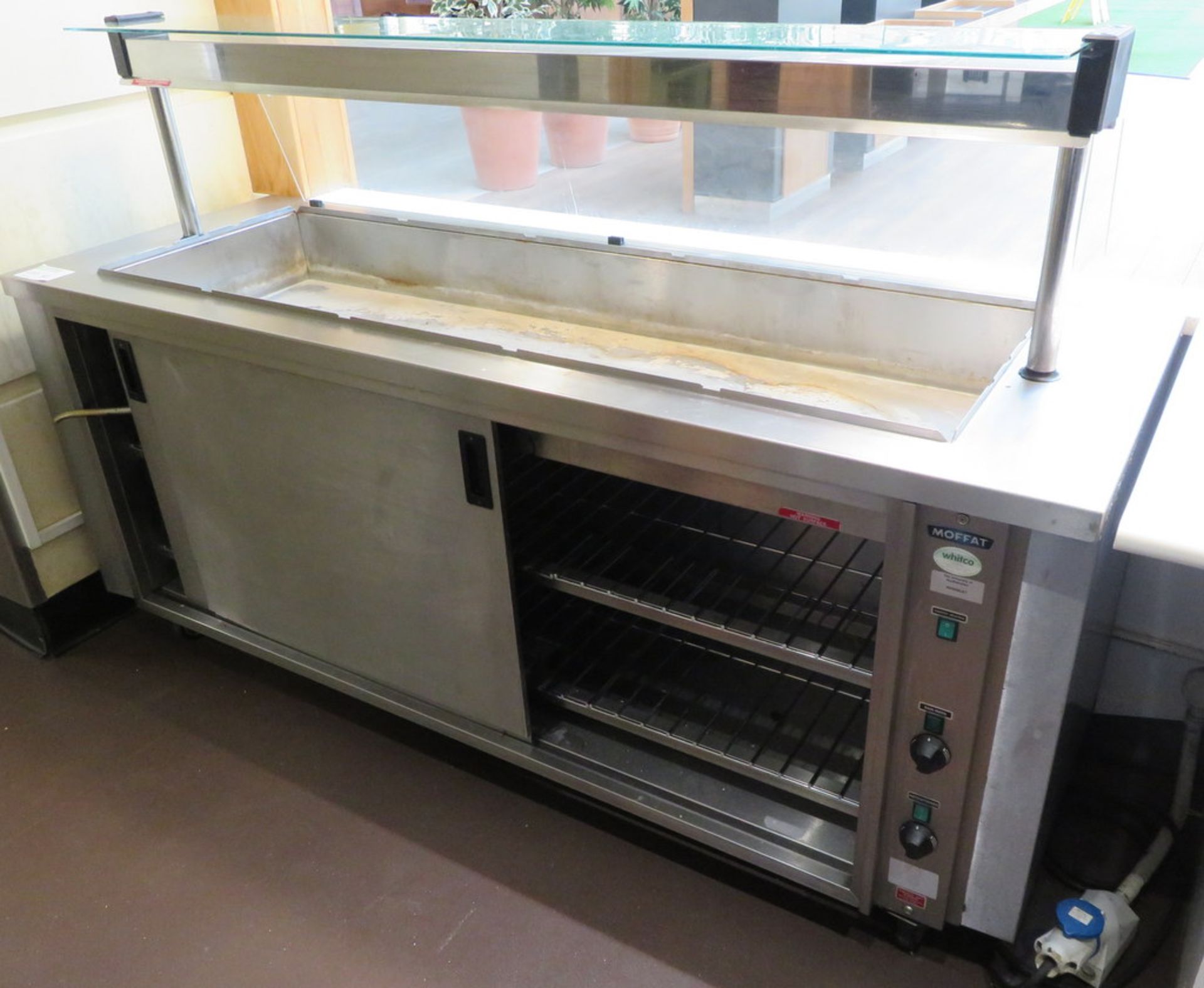 MOFFAT STAINLESS STEEL HOT COUNTER/CUPBOARD - Image 2 of 2