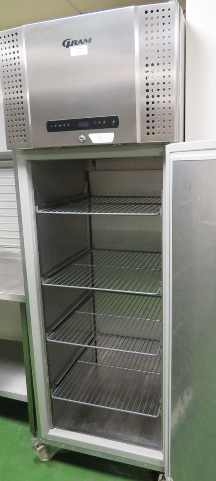 GRAM STAINLESS STEEL UPRIGHT REFRIGERATOR - Image 2 of 2