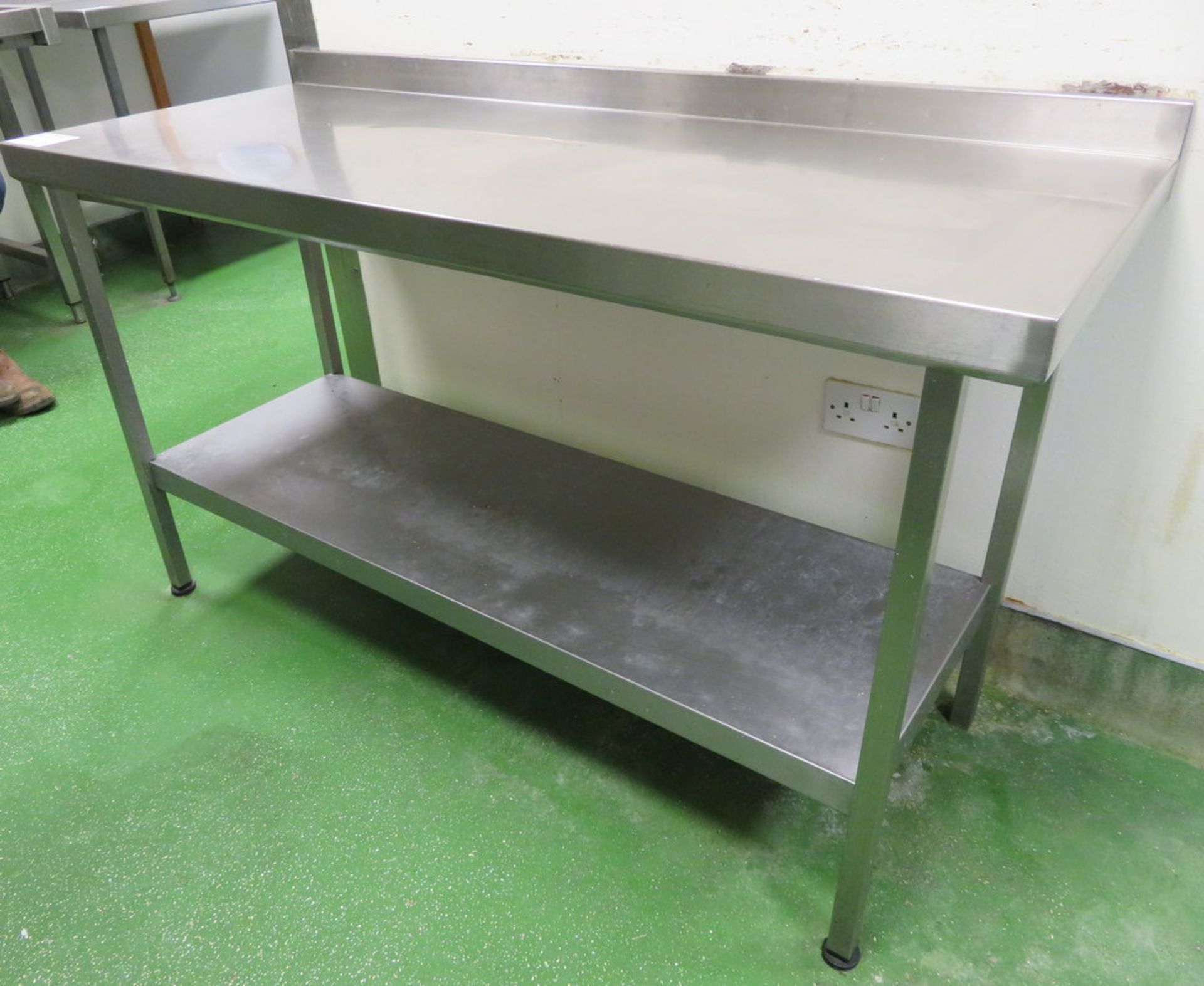 STAINLESS STEEL PREP TABLE