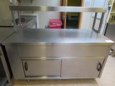 STAINLESS STEEL PREP TABLE