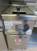 ZANUSSI STAINLESS STEEL SINGLE BASKET GAS FRYER