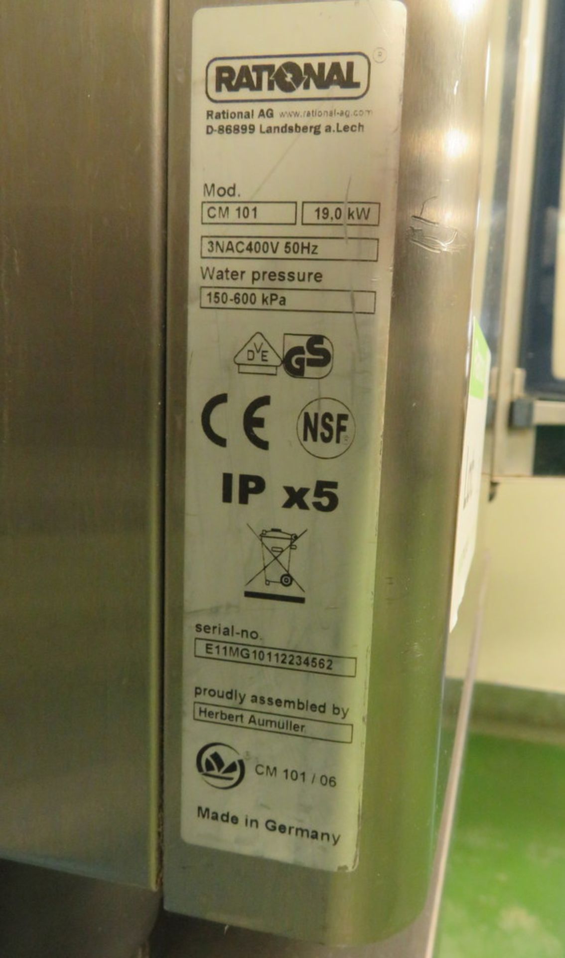 RATIONAL MODEL CM101 COMBIMASTER COMBI OVEN - Image 4 of 4