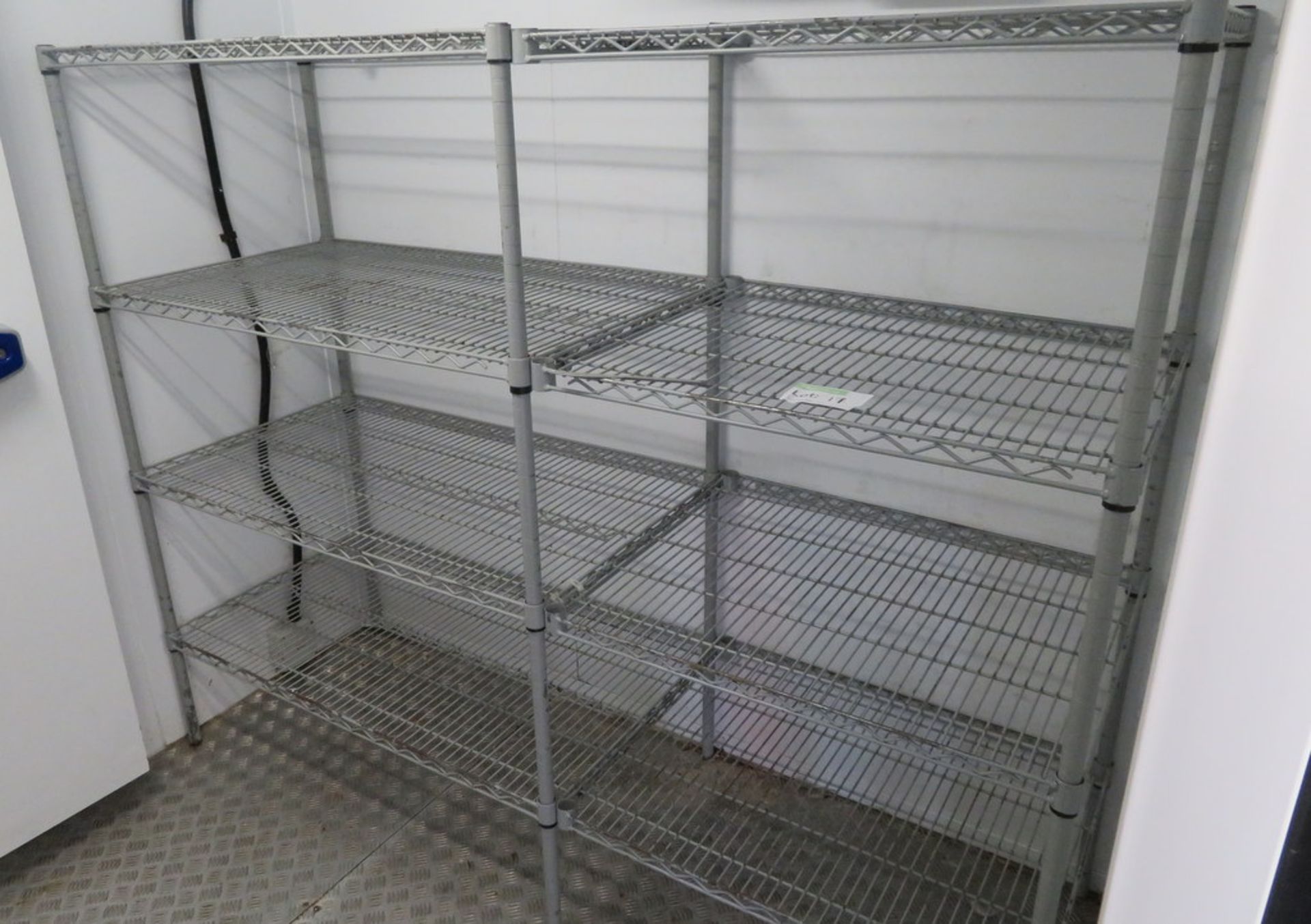 QTY OF METAL WIRE FREEZER SHELVING - Image 3 of 3