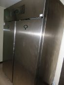 FOSTER STAINLESS STEEL UPRIGHT TWO-DOOR FREEZER