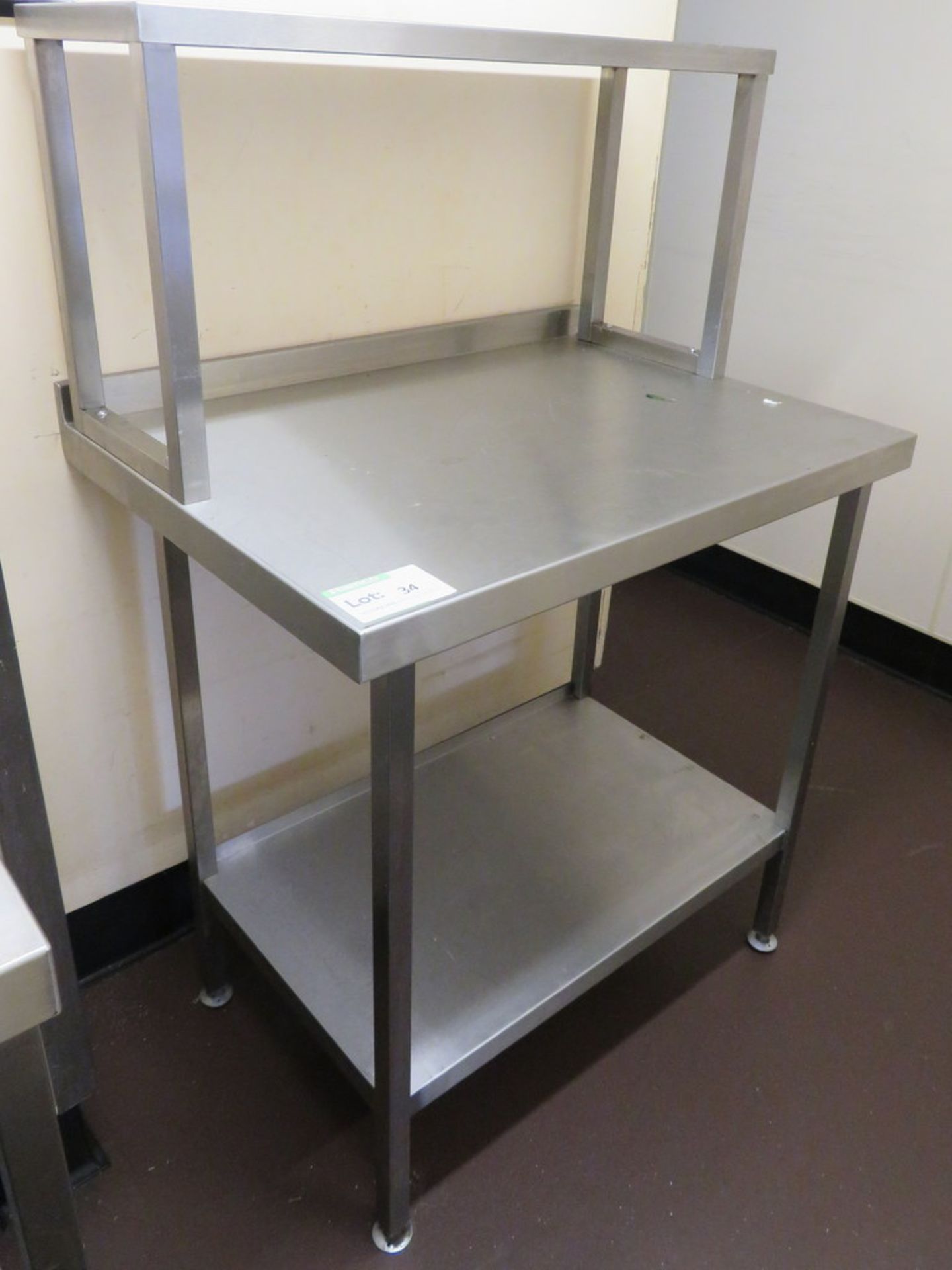 STAINLESS STEEL PREP TABLE