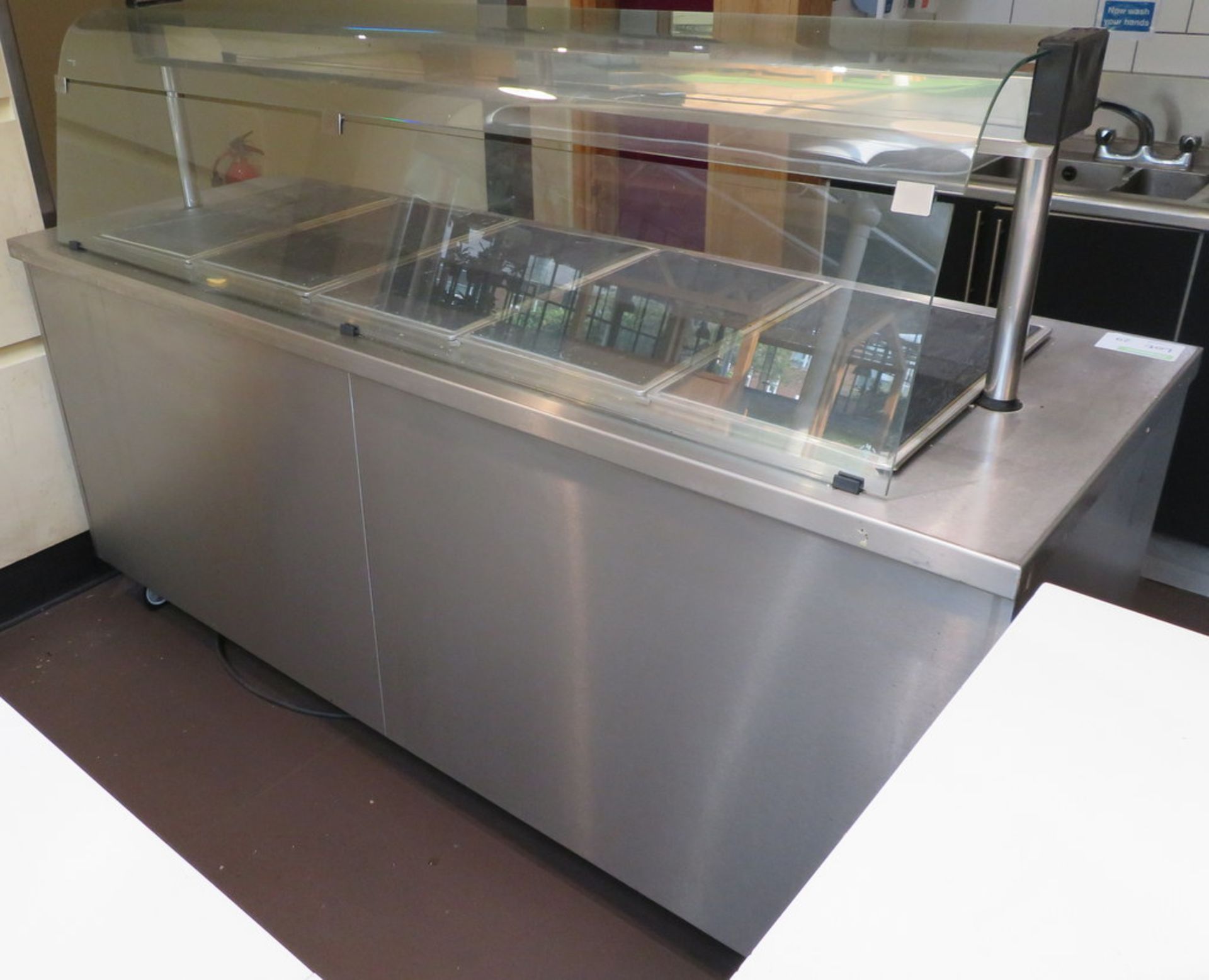 MOFFAT STAINLESS STEEL HOT COUNTER/CUPBOARD - Image 3 of 3