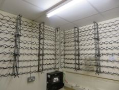 19 X SECTIONS OF INTERLOCKING METAL BOTTLE RACKS