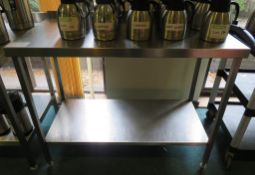 STAINLESS STEEL PREP TABLE