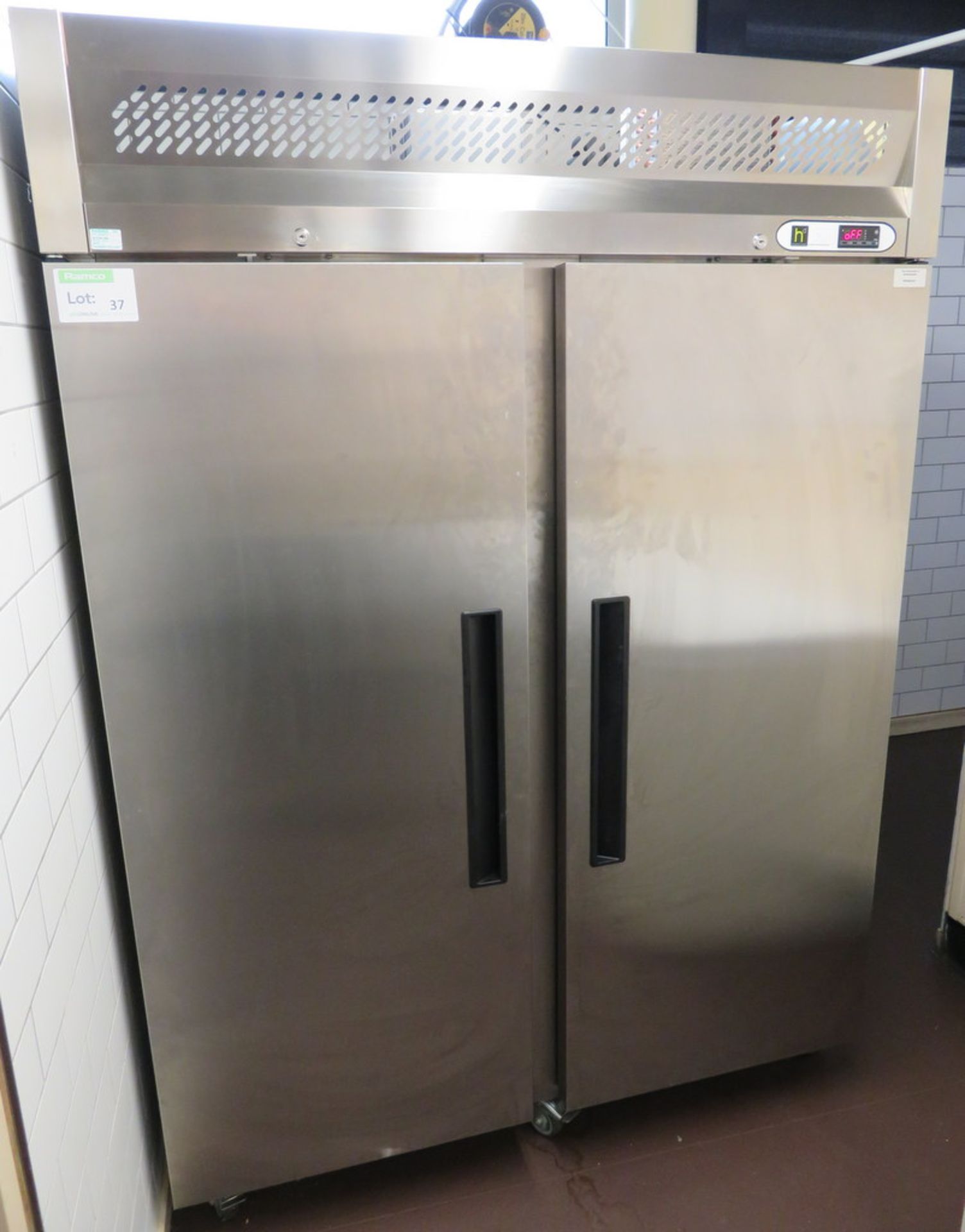 3663 CATERING EQUIPMENT UPRIGHT TWO DOOR REFRIGERATOR