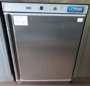 UNIFROST MODEL R200S STAINLESS STEEL UNDERCOUNTER FRIDGE