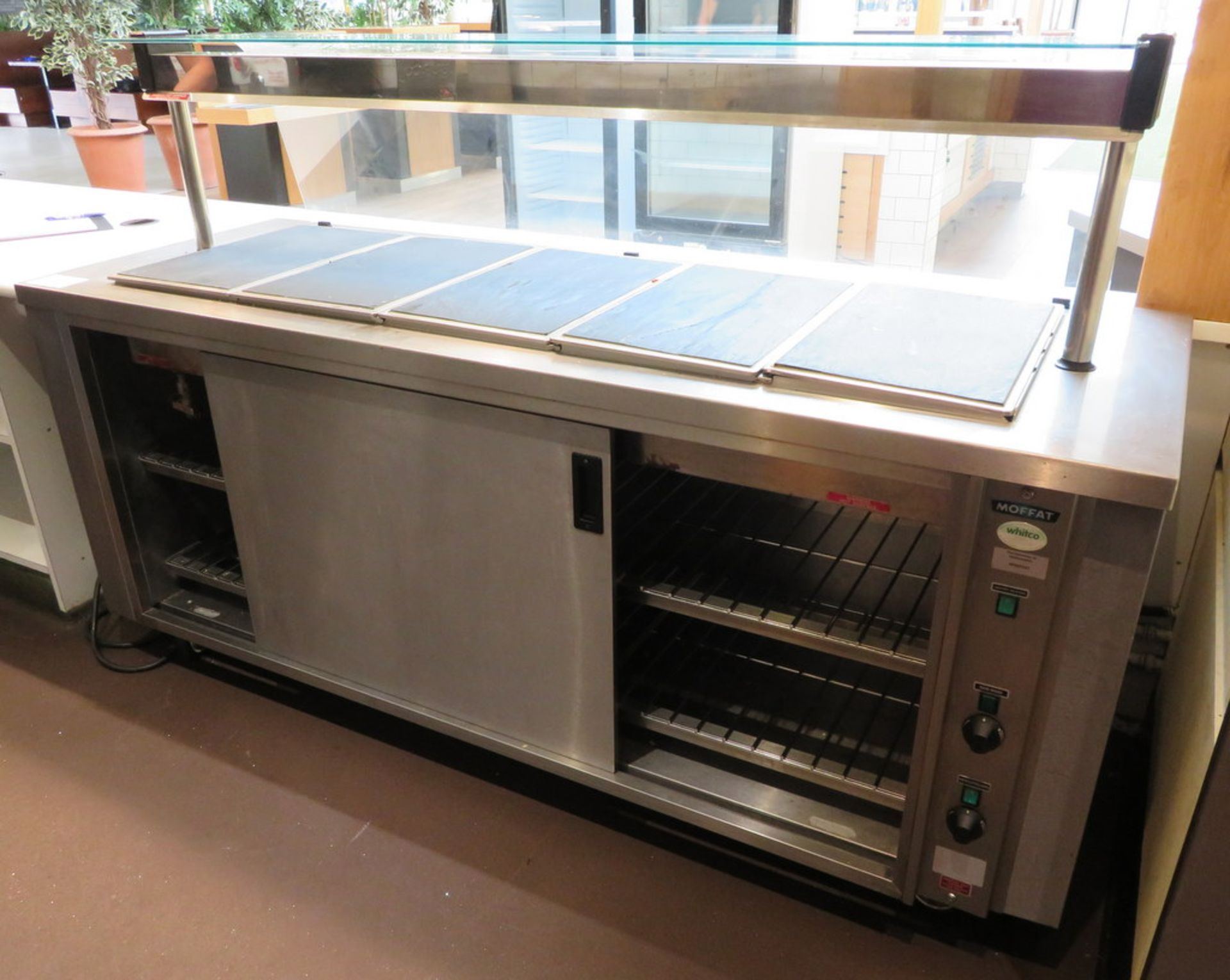 MOFFAT STAINLESS STEEL HOT COUNTER/CUPBOARD - Image 2 of 3