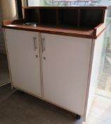 MOBILE CAFETERIA STORAGE UNIT/BIN CUPBOARD