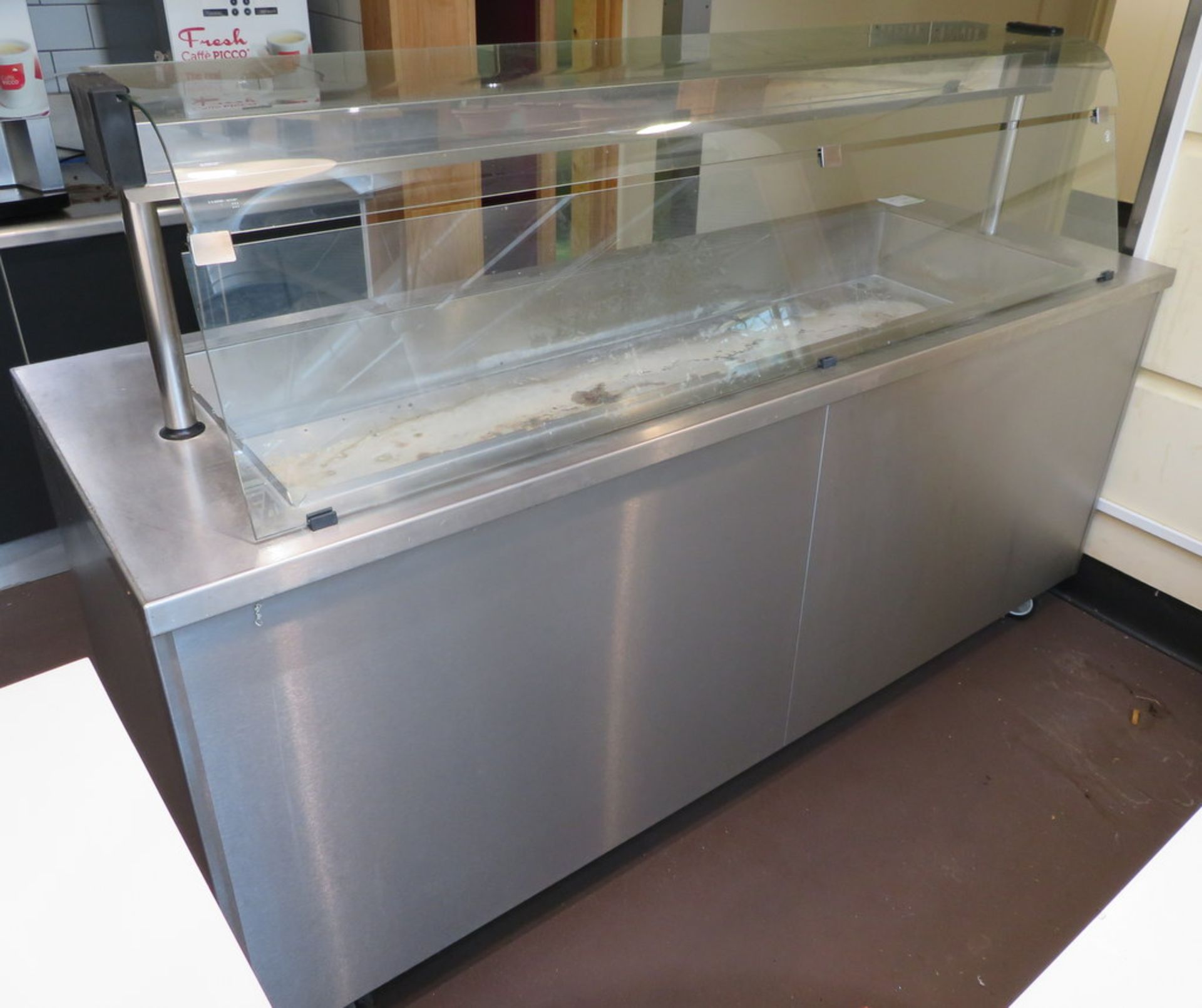 MOFFAT STAINLESS STEEL HOT COUNTER/CUPBOARD