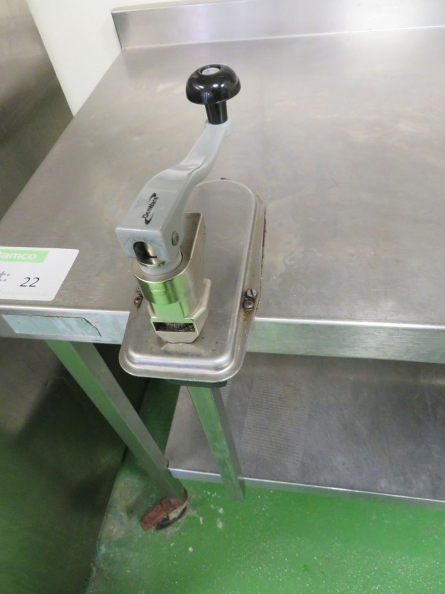 MOBILE STAINLESS STEEL PREP TABLE - Image 2 of 2