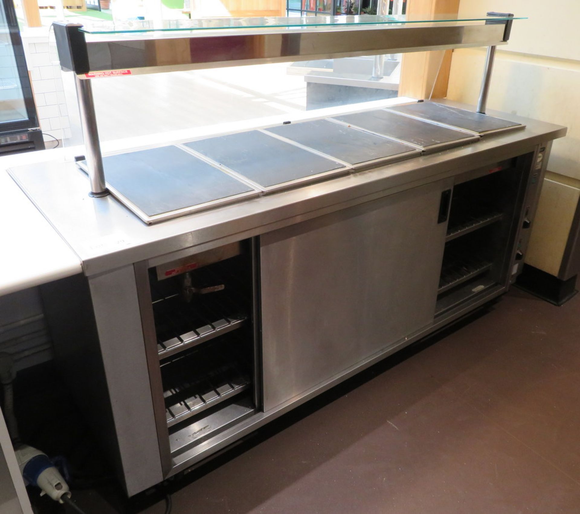 MOFFAT STAINLESS STEEL HOT COUNTER/CUPBOARD