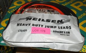 Neilsem Heavy Duty Jump Leads - CR0409 - 800amp x 6M