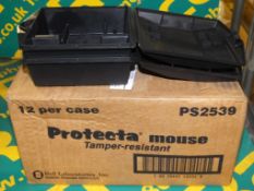 Protecta Mouse Tamper Resistant PS2539 mouse traps - 12 per case - 1 case