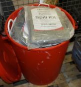 Fentex Geneal Purpose Spill kit in plastic bin