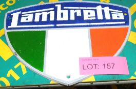 Cast Sign - Lambretta