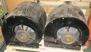 2x Pulley Driven Fan units