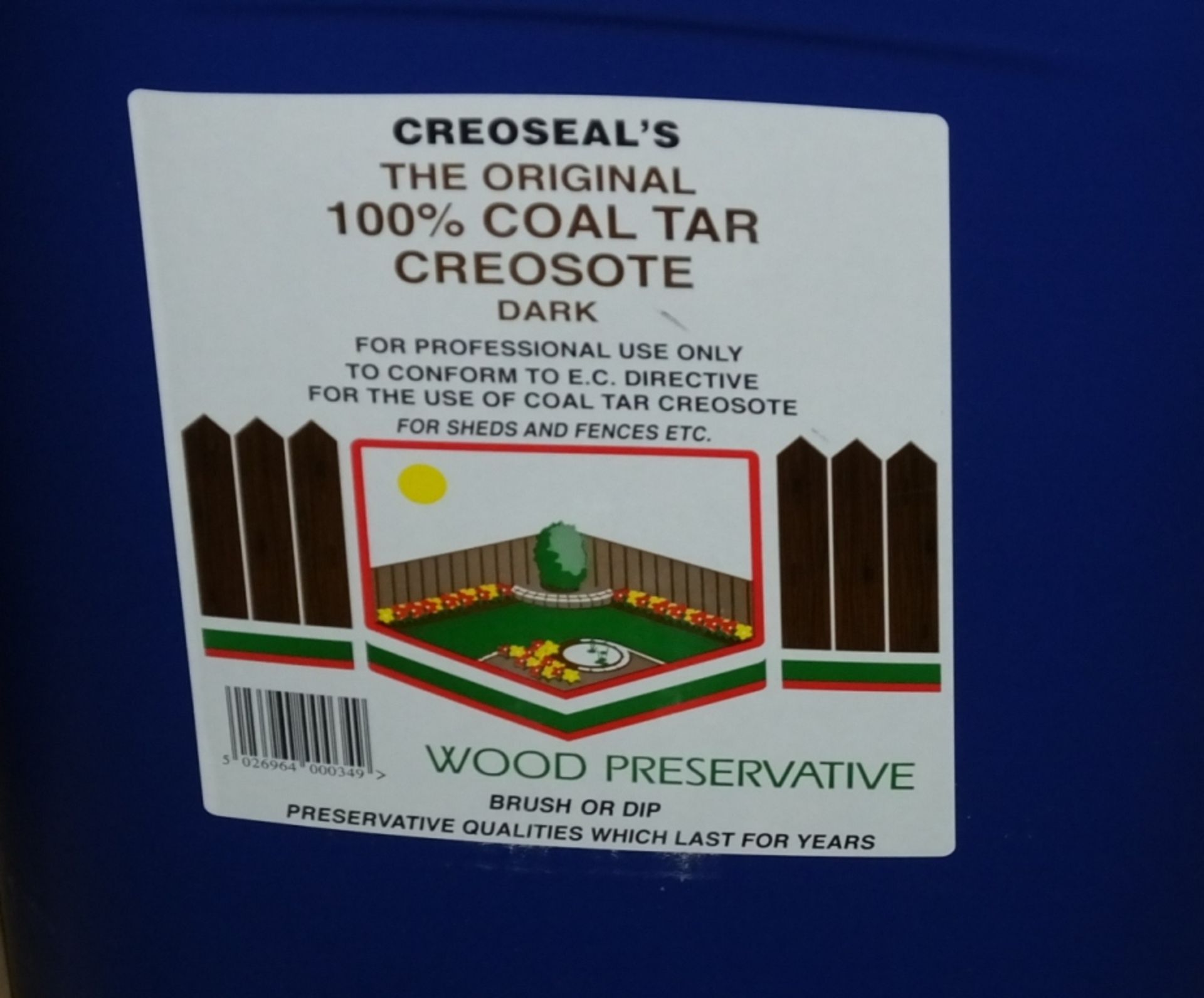 Creoseals The Original 100% Coal Tar Creosote - 20ltr - 2 tubs - Image 2 of 2