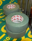 4x Rolls of Green heavy duty Scapa tape