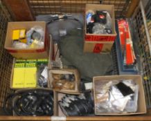 Vehicle spares - filters, fan belts, wipers, seals, cable assemblies