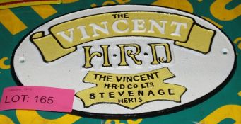 Cast Sign - The Vincent HRD
