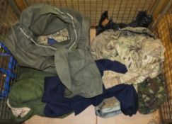Military clothing - jackets, trousers, boots