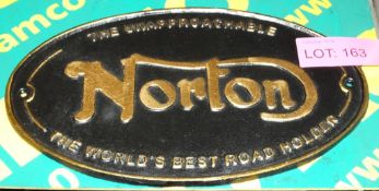 Cast Sign - Norton