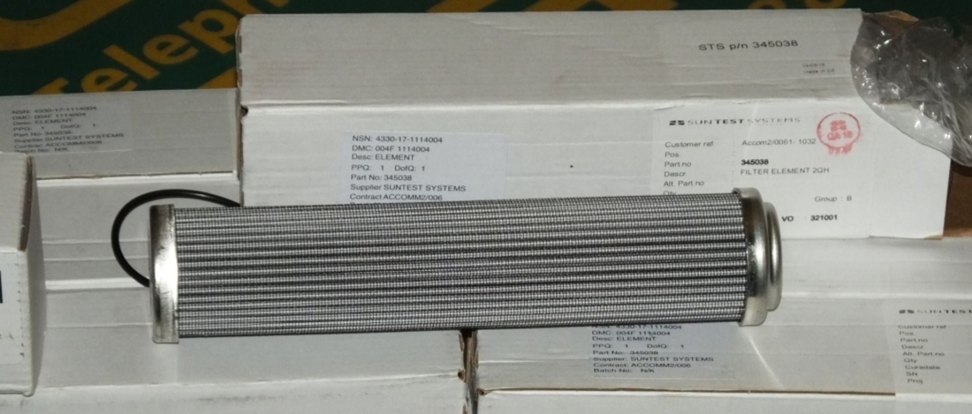 24x Suntest Systems Filter Elements 2QH NSN 4330-17-111-4004 - Image 2 of 3