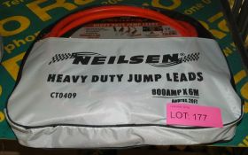 Neilsem Heavy Duty Jump Leads - CR0409 - 800amp x 6M