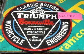 Cast Sign - Triumph Bonneville