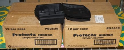 Protecta Mouse Tamper Resistant PS2539 mouse traps - 12 per case - 2 cases