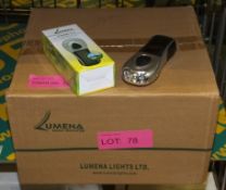 40x Lumena Twin Eco Solar & Wind up torches