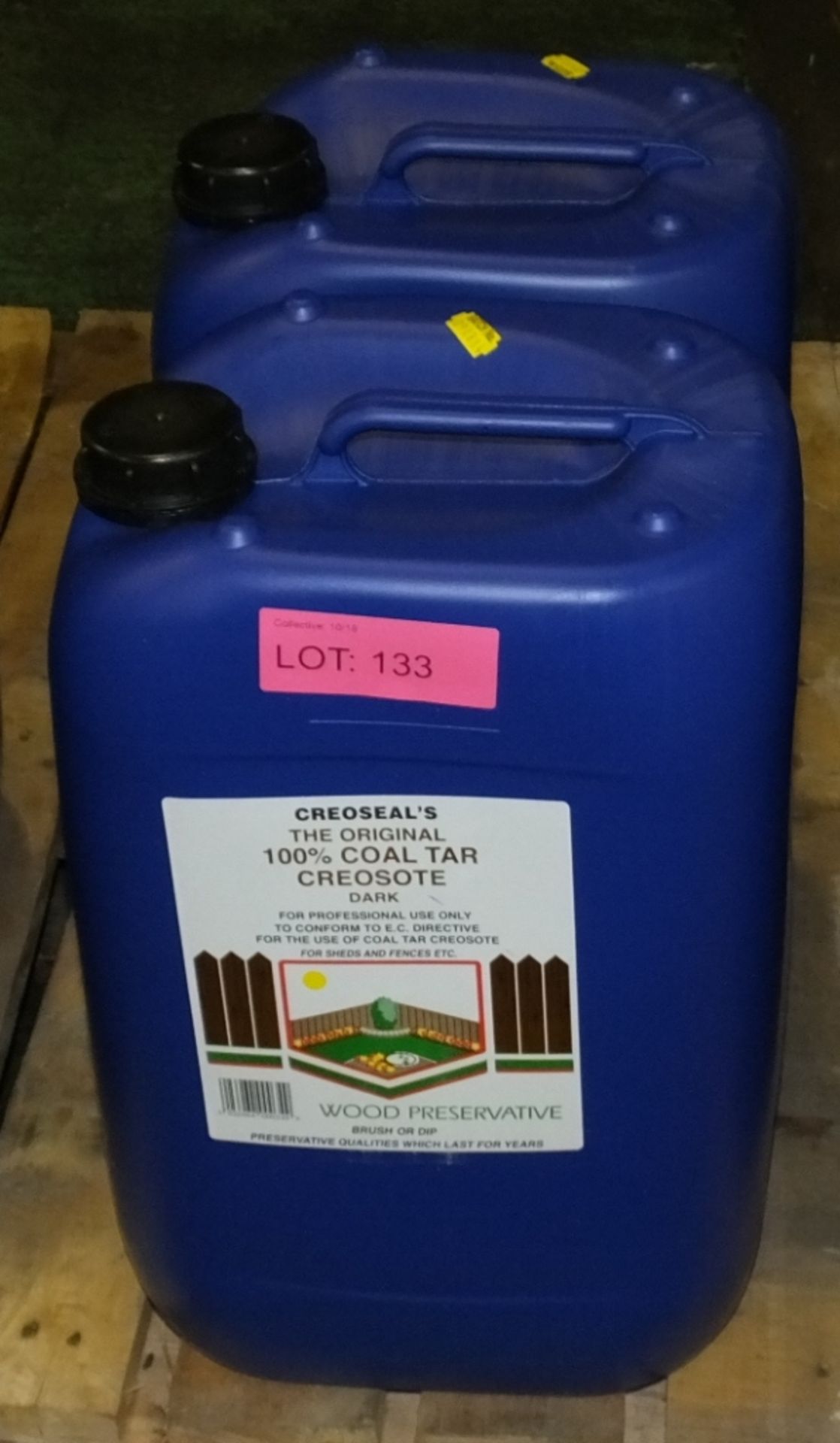 Creoseals The Original 100% Coal Tar Creosote - 20ltr - 2 tubs