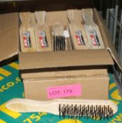 Dekton 6 Row Wire Brushes - 10 per box - 2 boxes