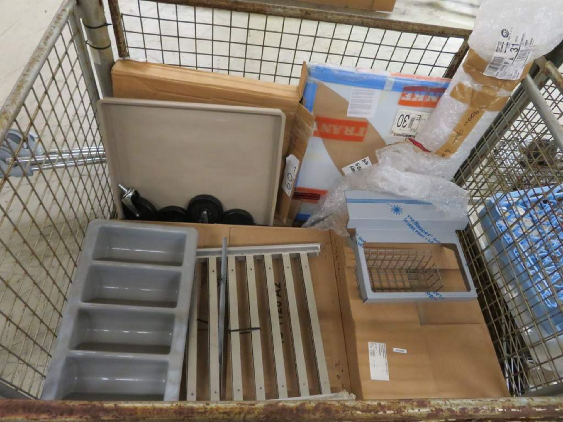 Batter Box, Wheels, Mixed Shelf, Coat rack - Image 2 of 8