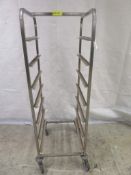 Stainless Steel Trolley 7 Shelf, 57x63x171cm (LxDxH)