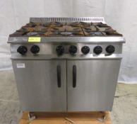 Moorwood Valca, MC90MCBR-N6, 6 Ring Gas Range, 90x80x94cm (LxDxH)