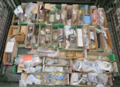 Various Makes - Knobs, Switches, Solenoid ,Contactor, Bulb