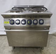 Electrolux 4 Electric Burner + Oven 80x78x90cm (LxDxH)